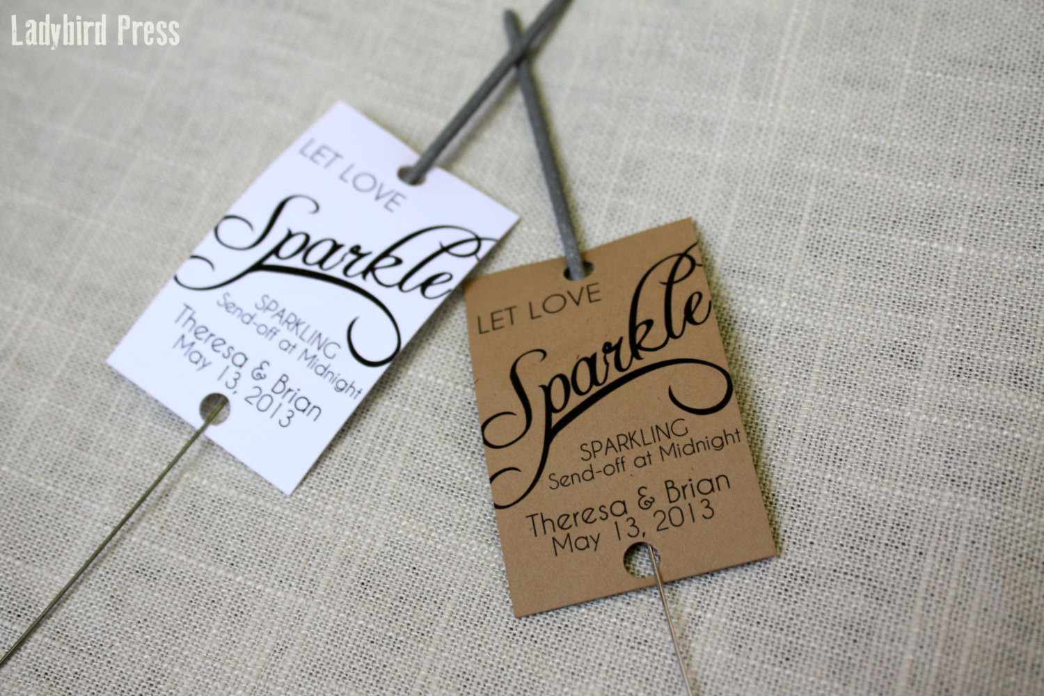 Sparklers Wedding Favours
 Sparkler Wedding Tags Personalized Printable Wedding Favor