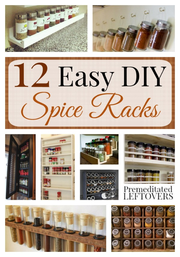 Spice Rack Ideas DIY
 Easy DIY Spice Racks