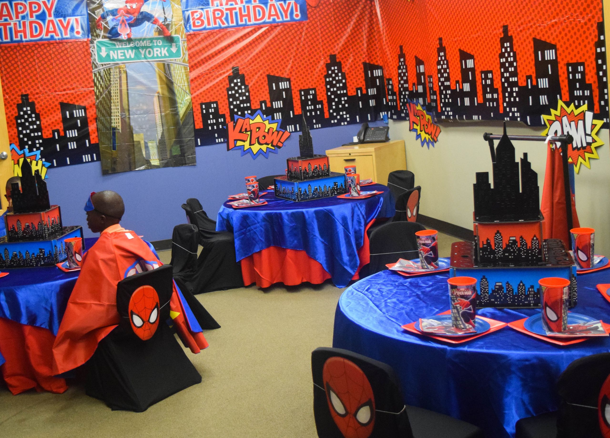 Spiderman Kids Party
 Spider man Party Kids Parties 301 407 1045 or 571 364 2377