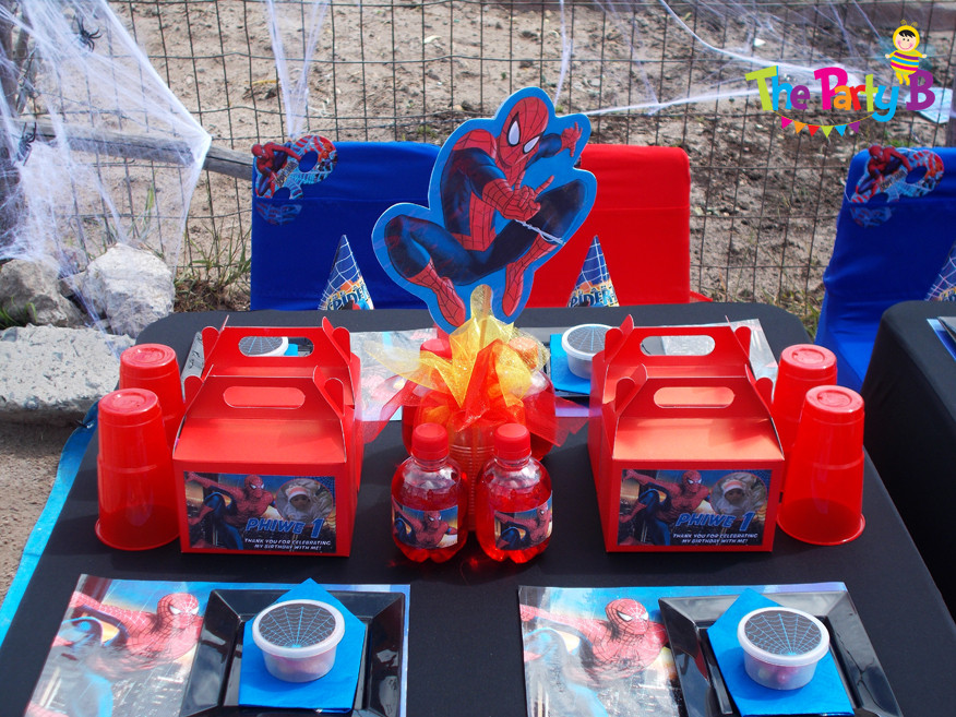 Spiderman Kids Party
 Spiderman themed party cape town The Party B