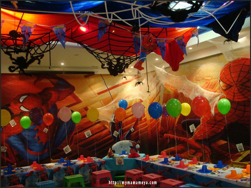 Spiderman Kids Party
 Spiderman Birthday Party Ideas