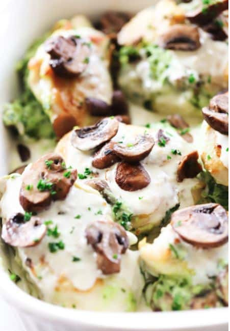 Spinach Mushroom Stuffed Chicken
 Olive Garden Copycat Alfredo Sauce The Best Blog Recipes