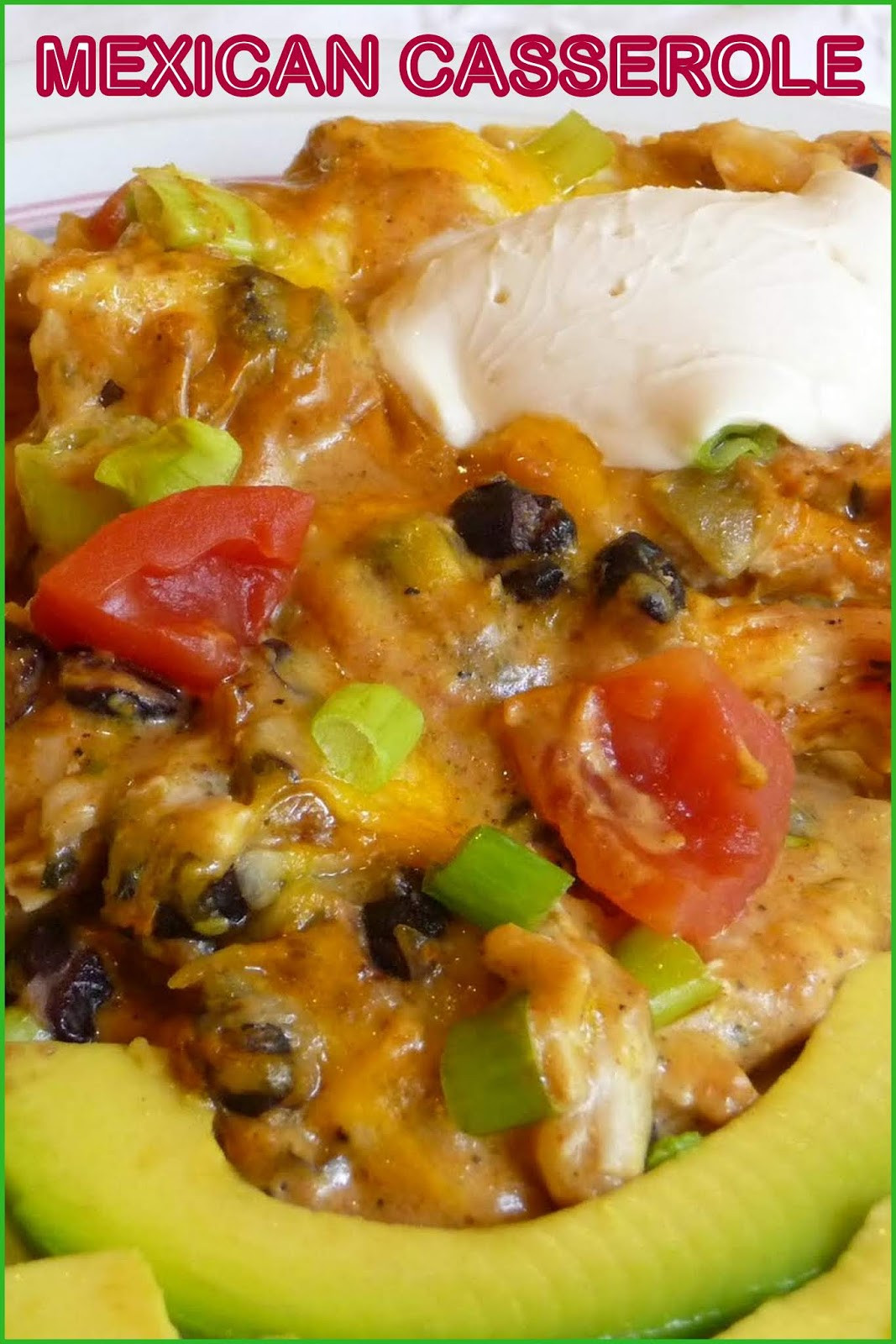 Splendid Low-Carb Mexican Chicken Casserole
 SPLENDID LOW CARBING BY JENNIFER ELOFF CHEESY CREAMY