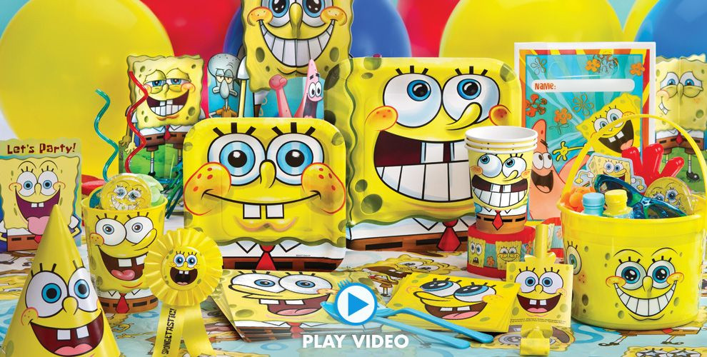 Spongebob Birthday Decorations
 SpongeBob Party Supplies SpongeBob Birthday Ideas