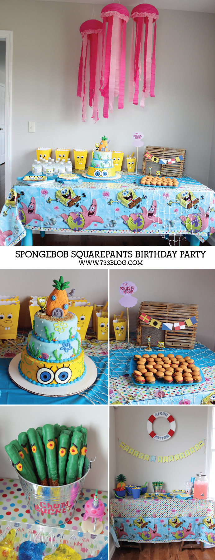 Spongebob Birthday Decorations
 Spongebob Squarepants Birthday Party Inspiration Made Simple