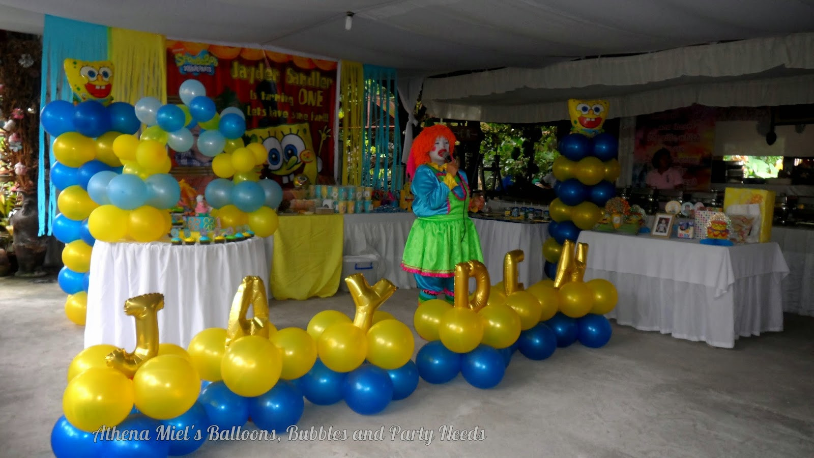 Spongebob Birthday Decorations
 Jayden s SpongeBob SquarePants Birthday Party Athena Miel