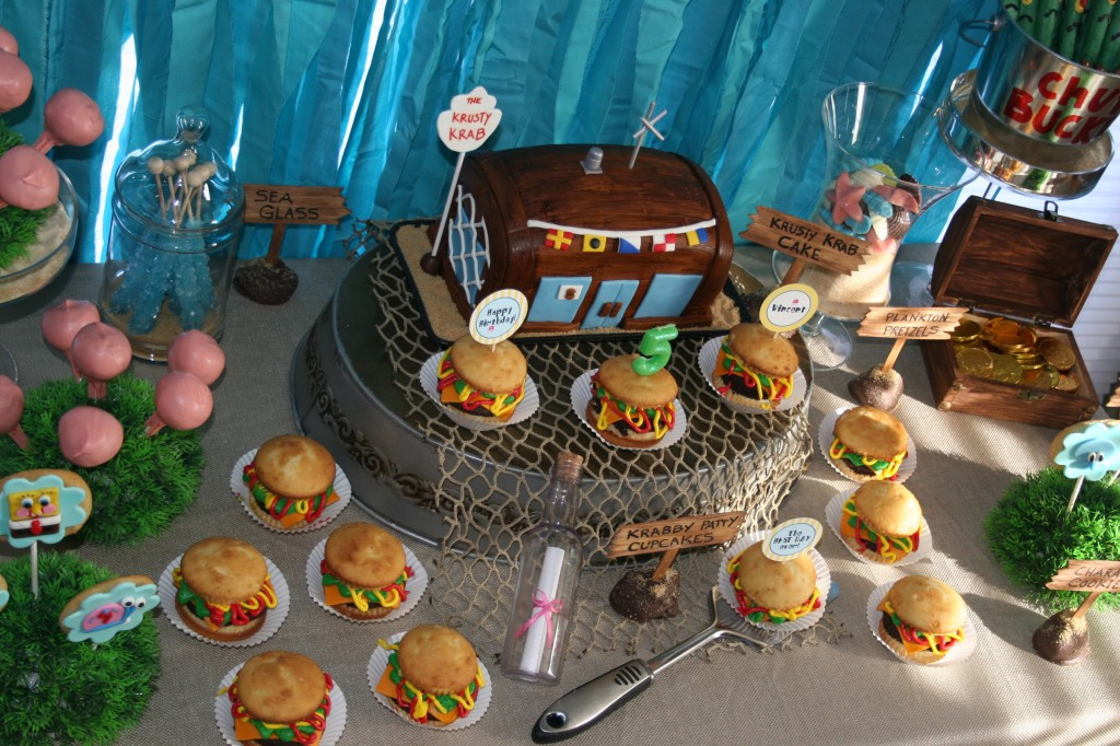 Spongebob Birthday Decorations
 SpongeBob Squarepants Best Day Ever Featured Party by