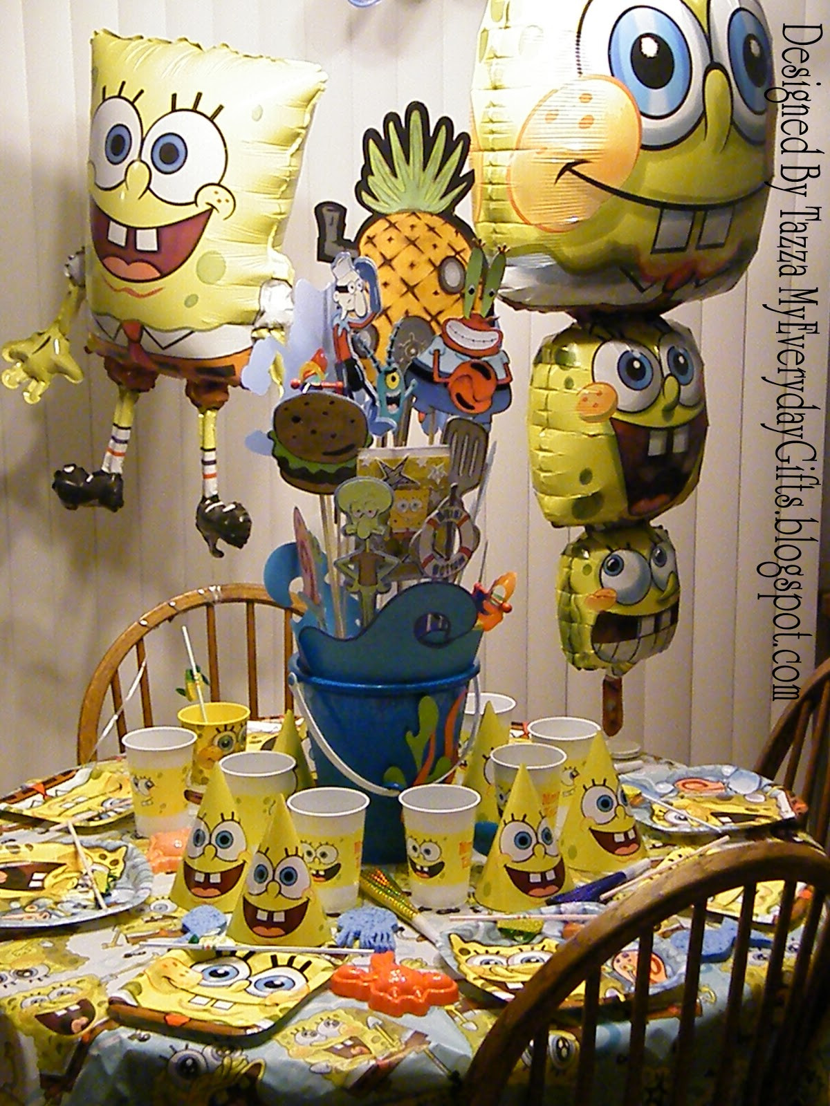 Spongebob Birthday Decorations
 My Everyday Gifts Spongebob Birthday Party Cricut