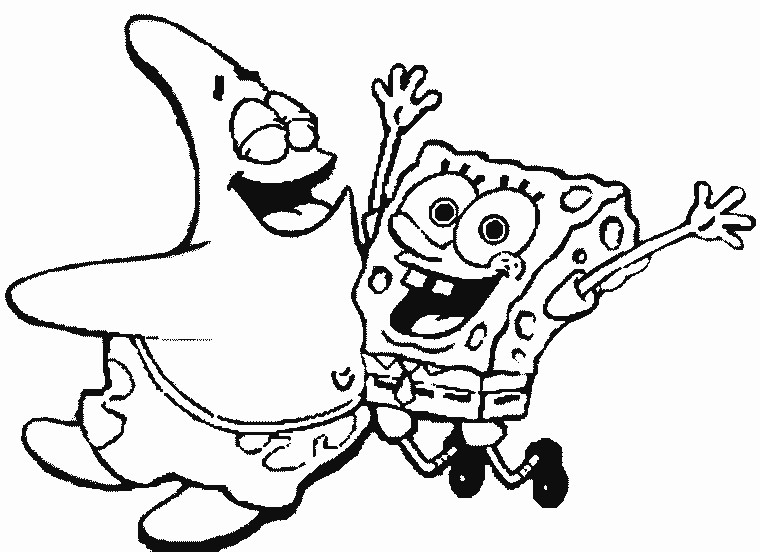 Spongebob Coloring Pages For Kids
 Fun Craft for Kids Sponge Bob coloring pages
