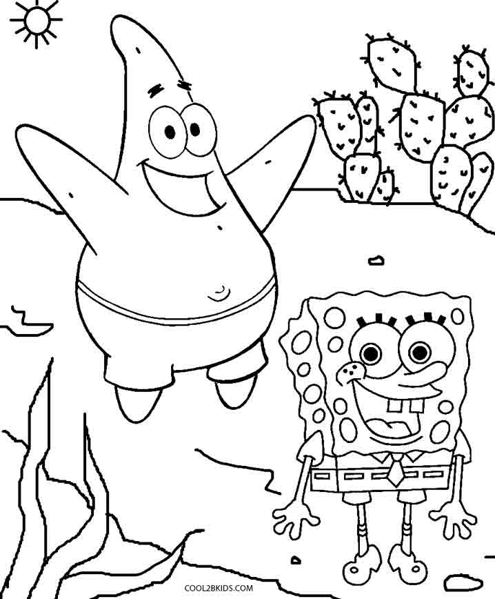 Spongebob Coloring Pages Printable
 Printable Spongebob Coloring Pages For Kids