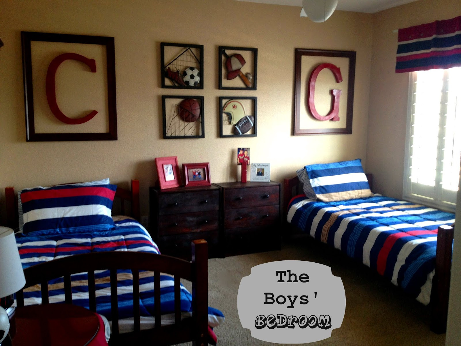 Sports Kids Room
 Marci Coombs The Boys Sports Themed Bedroom