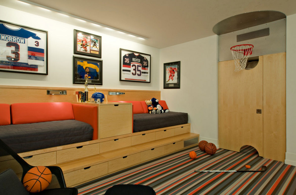 Sports Kids Room
 47 Really Fun Sports Themed Bedroom Ideas