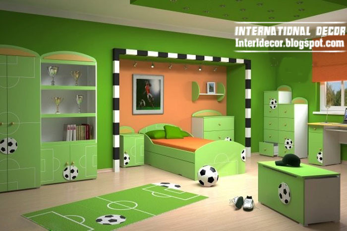 Sports Kids Room
 Cool sports kids bedroom themes ideas and designs