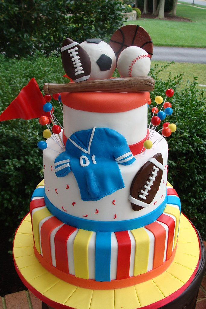 Sports Themed Birthday Cakes
 Sports Theme Birthday Cake CakeIDo
