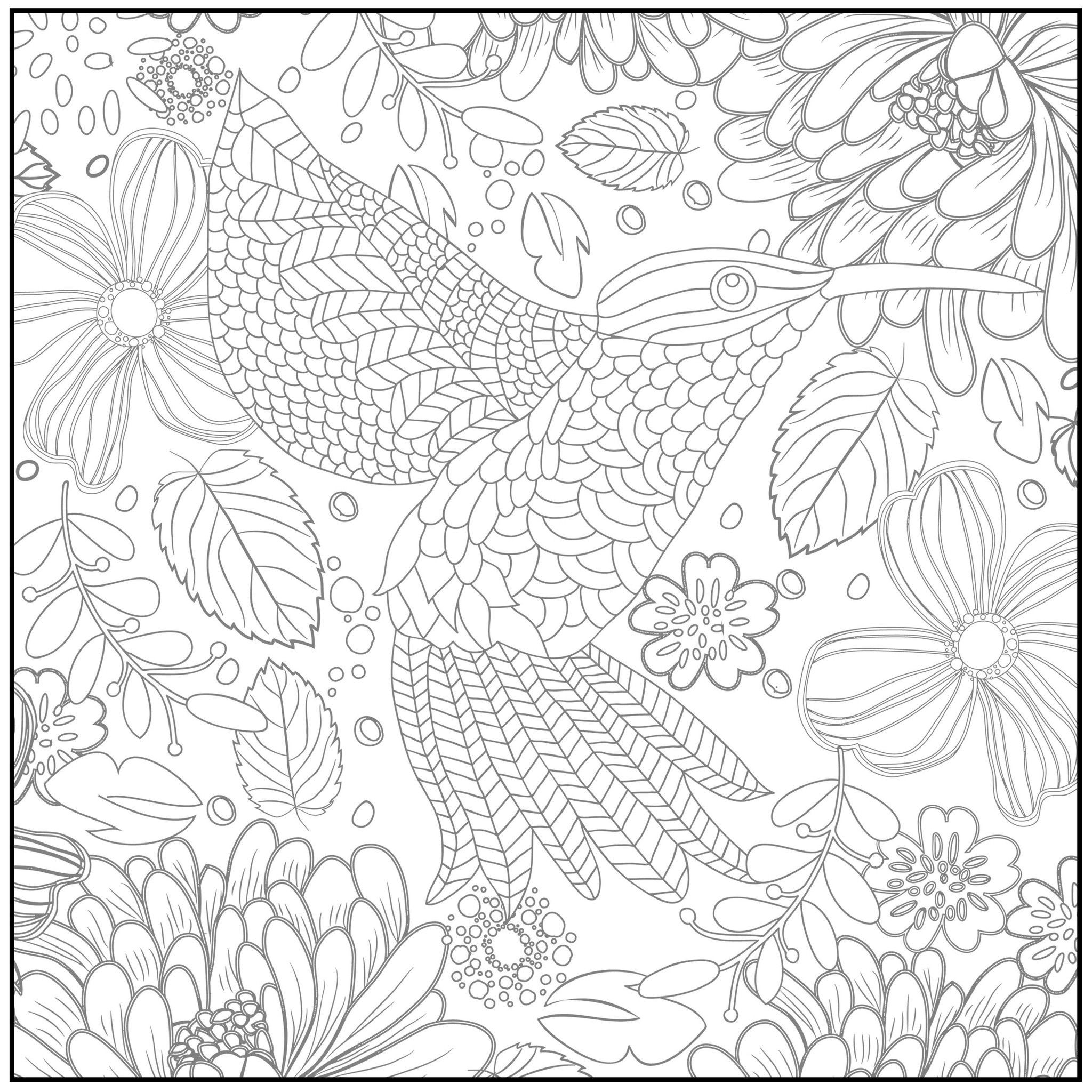 Spring Coloring Pages For Adults
 Adult Coloring Pages Free Spring Coloring Home