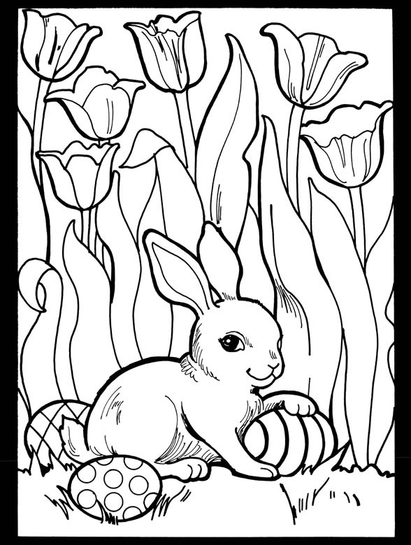 Spring Coloring Pages For Adults
 inkspired musings It s a Tulip time with deviled egg recipes