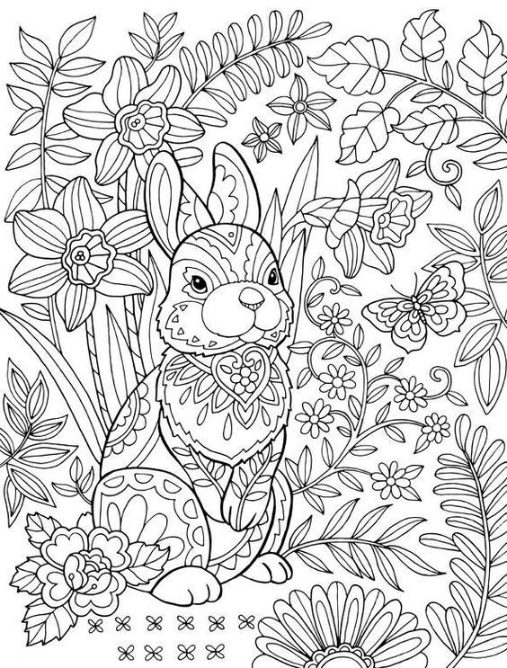 Spring Coloring Pages For Adults
 Pin by Becky Kahl on Coloring books