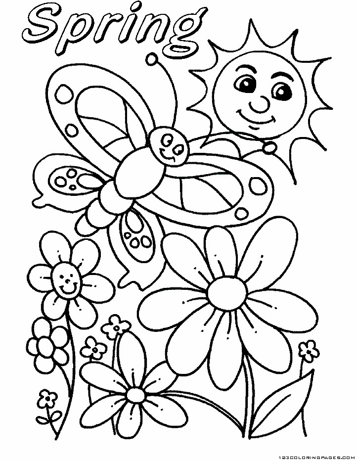 Spring Coloring Pages For Adults
 Spring Coloring Pages Part 2