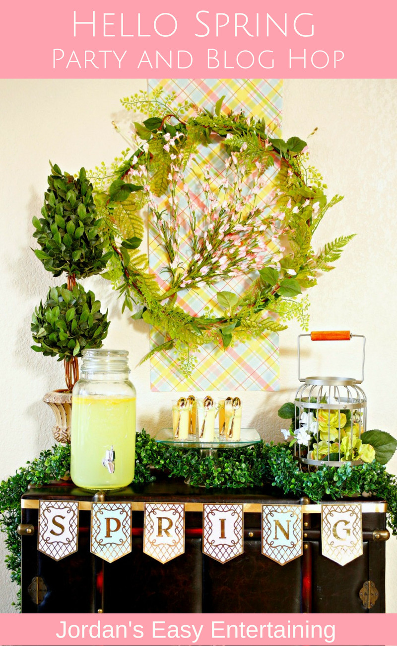 Spring Dinner Party Ideas
 Hello Spring Party and Blog Hop