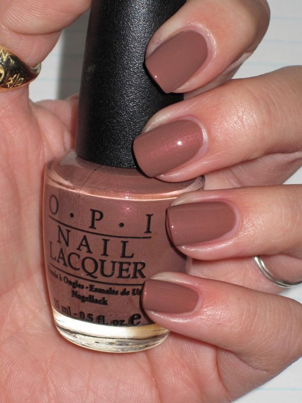 Spring Nail Colors For Dark Skin
 OPI Los Angeles Latte this is must especially is you