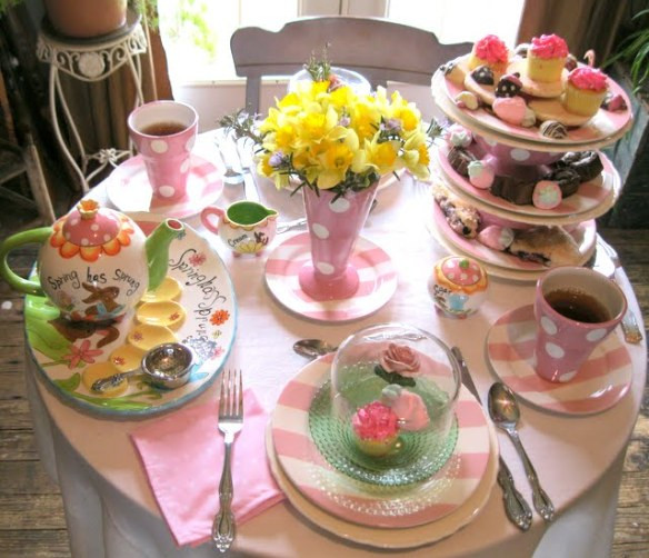 Spring Tea Party Ideas
 SPRING HAS SPRUNG WHIMSICAL TEA