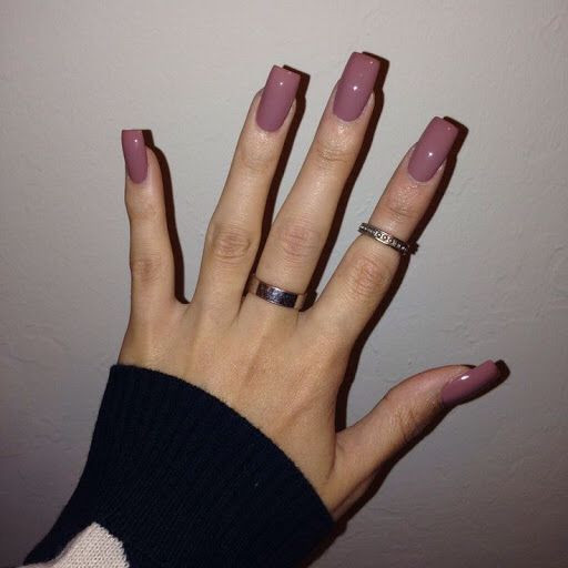 Square Nail Colors
 Simply solid color gaaaaaaaabbby I want this color