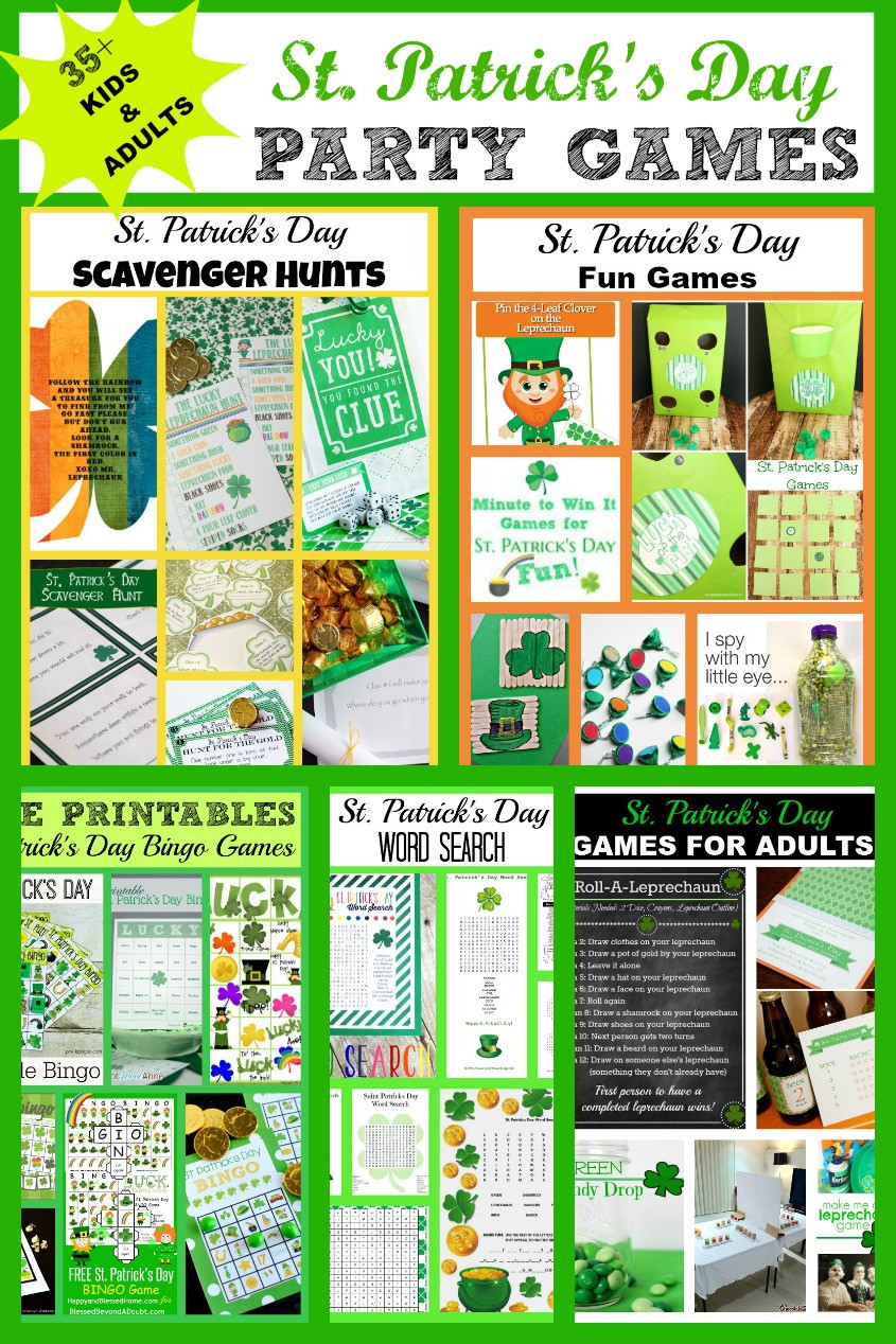 St Patrick Day Activities For Kids
 St Patrick’s Day Party Games – Kids and Adults
