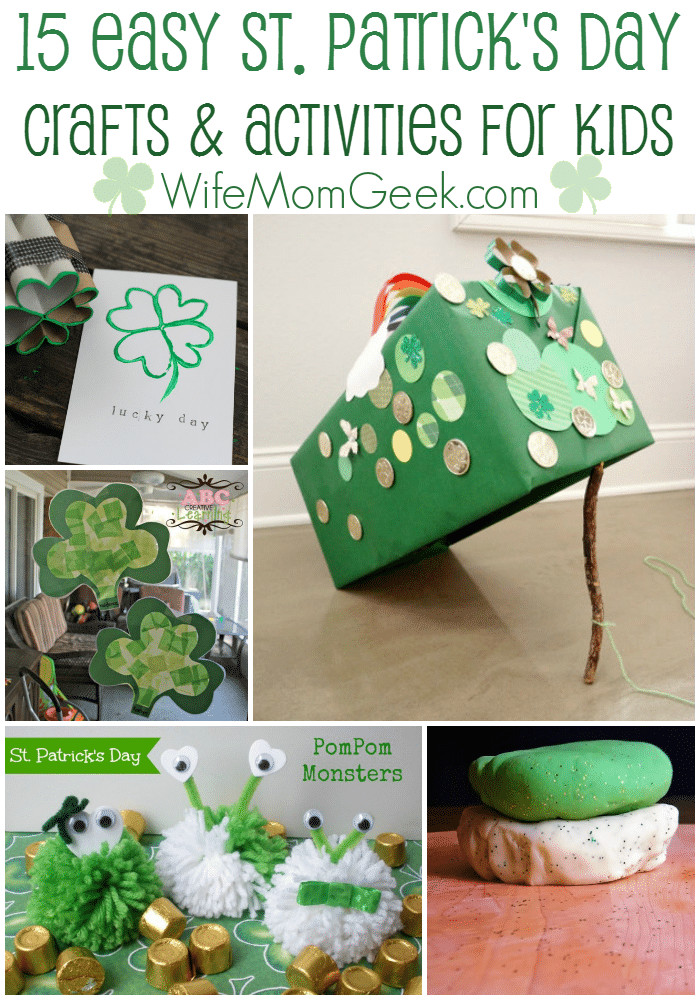 St Patrick Day Activities For Kids
 15 Easy St Patrick s Day Crafts and Activities for Kids