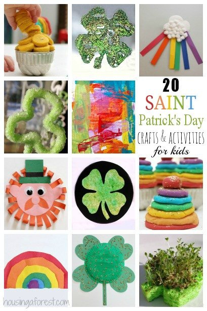 St Patrick Day Activities For Kids
 20 St Patricks Day Crafts for Kids