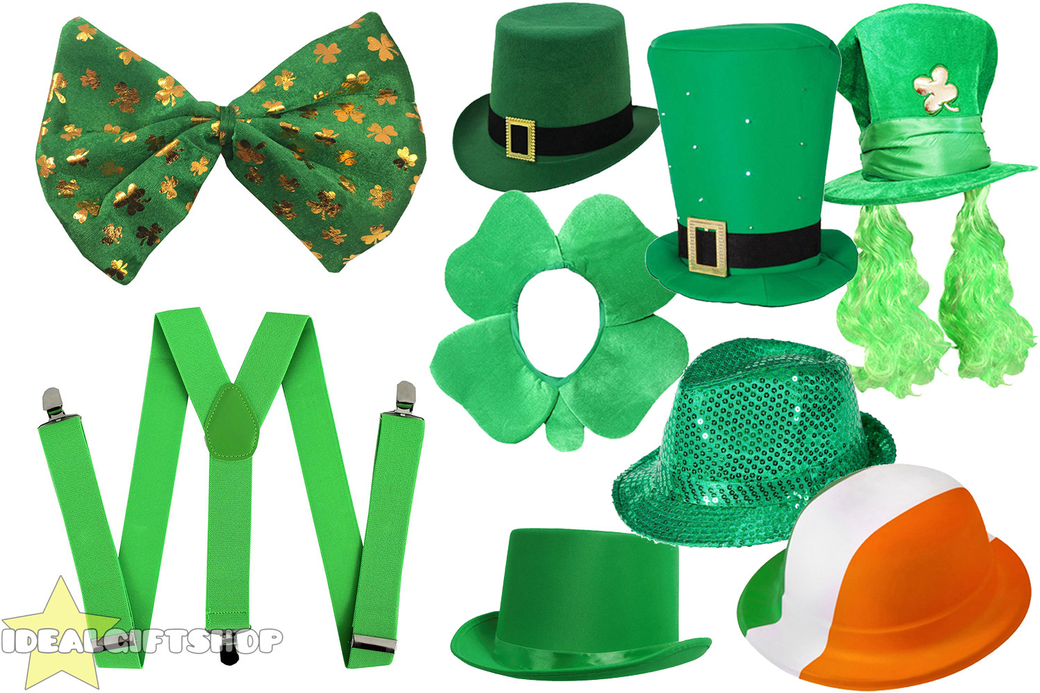 St Patrick's Day Gifts
 IRISH ST PATRICK S DAY CHOOSE YOUR SET FANCY DRESS GREEN