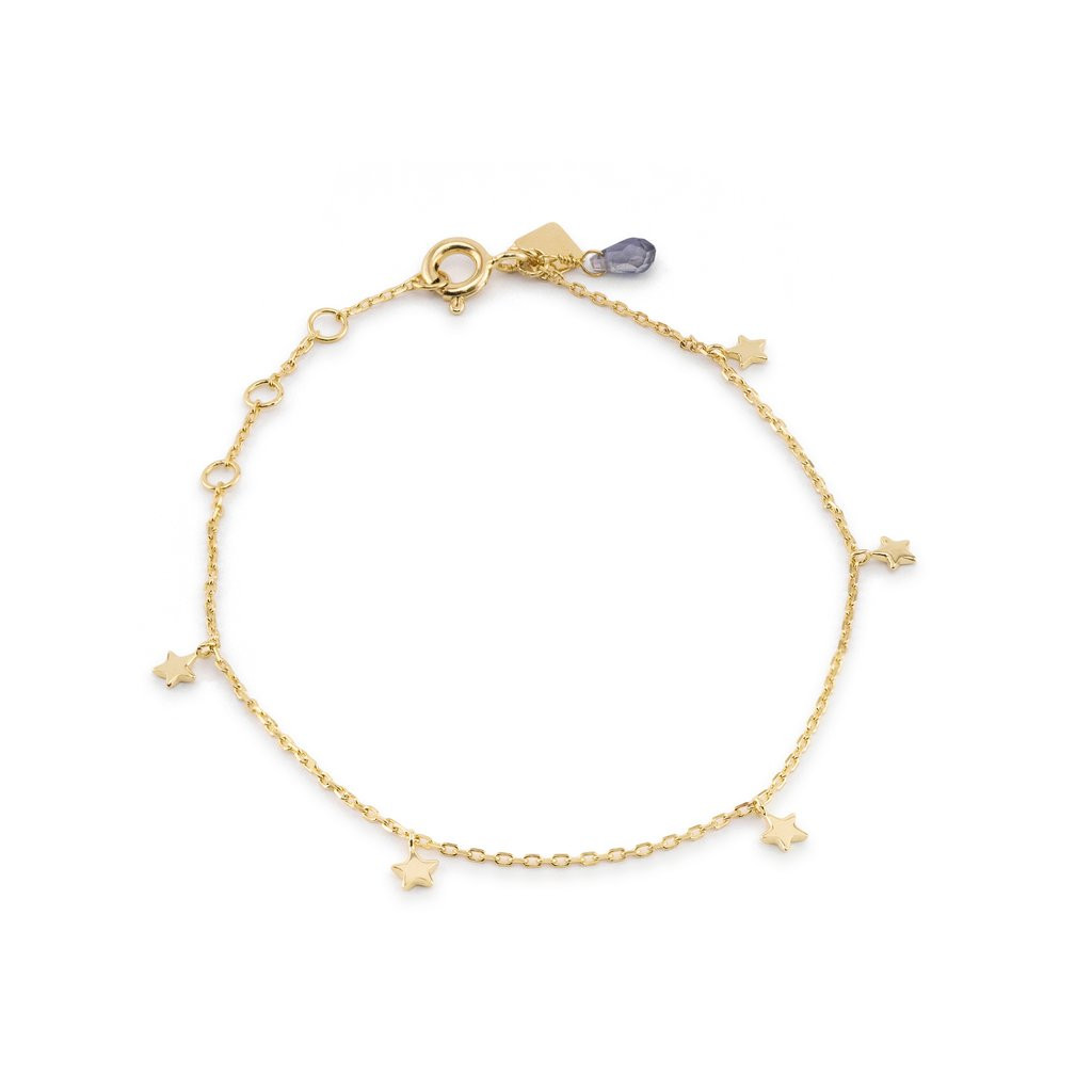 Star Anklet
 Gold Star Bright Bracelet – By Charlotte