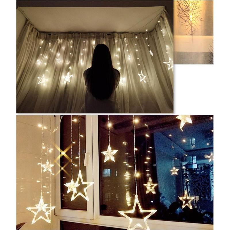 Star String Lights For Bedroom
 1 5m 138LED Five pointed Star String Lights Fairy String