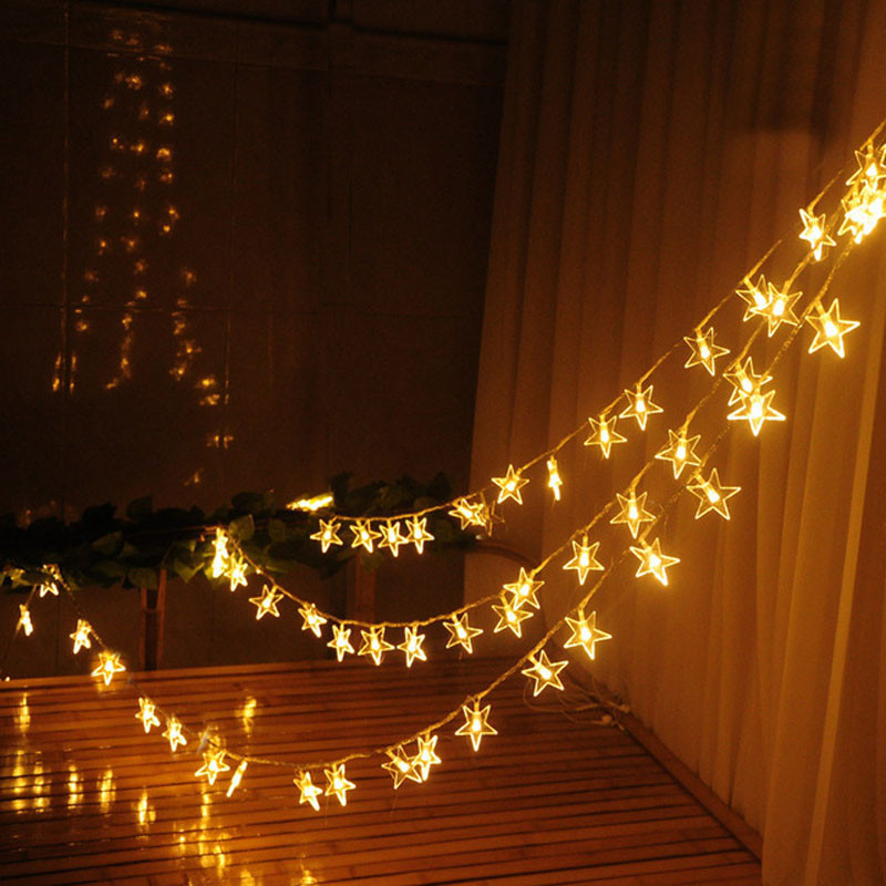 Star String Lights For Bedroom
 10m 50 Stars 50m LED String Holiday Lights New Year