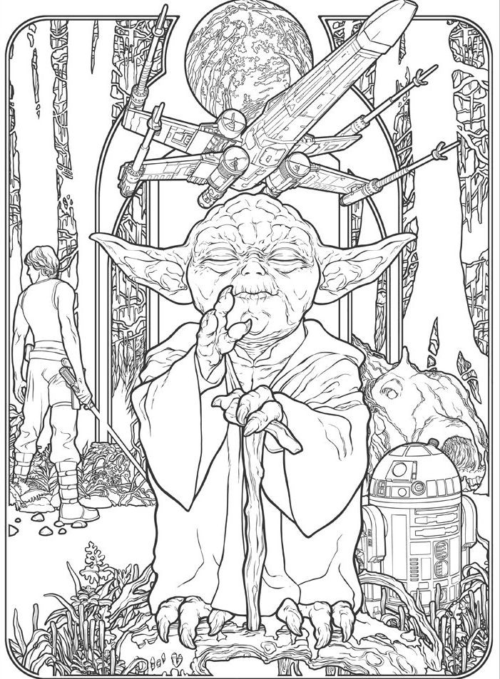 Star Wars Adult Coloring Book
 16 best coloriage images on Pinterest