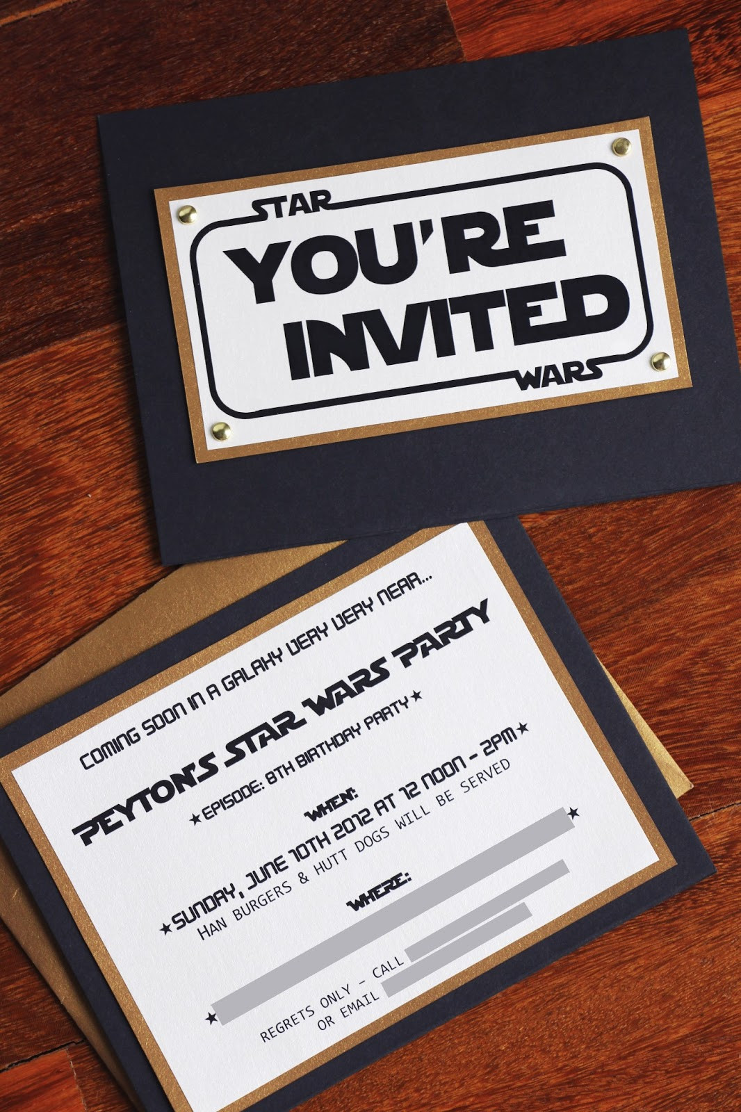 Star Wars Birthday Party Invitations
 The Contemplative Creative Star Wars Party Invitation