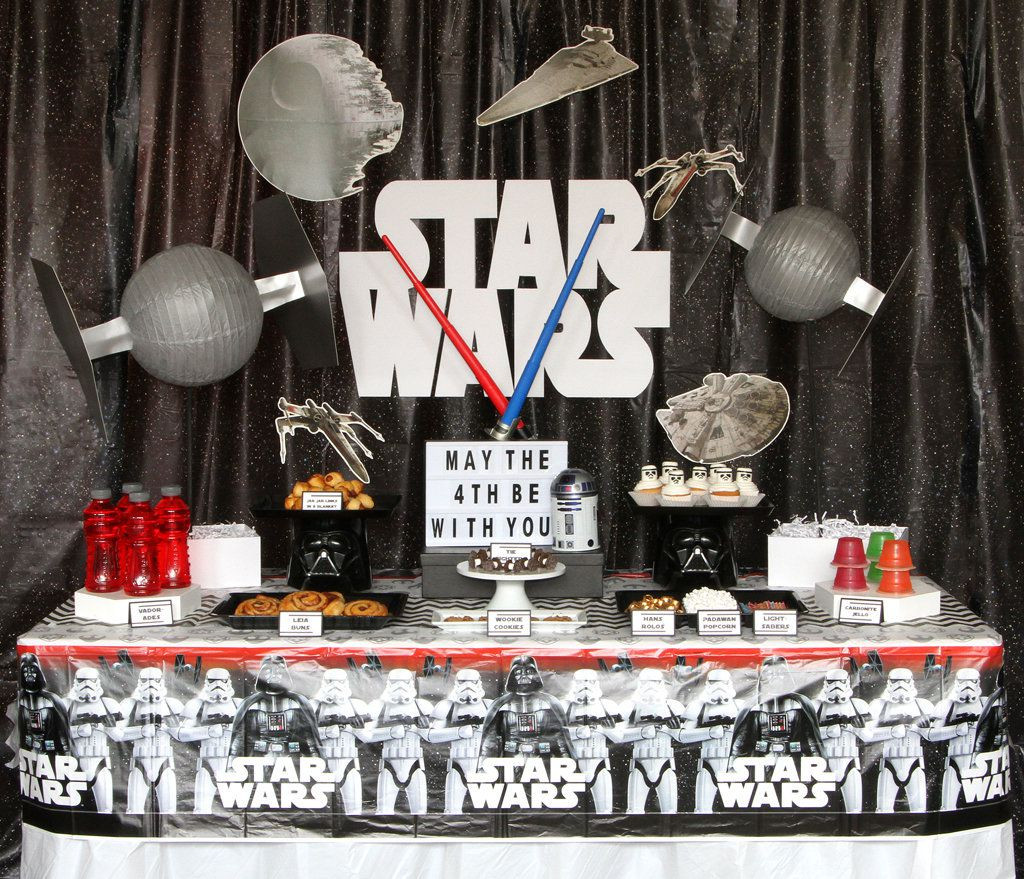 Star Wars Party Decorations DIY
 Star Wars Party Ideas