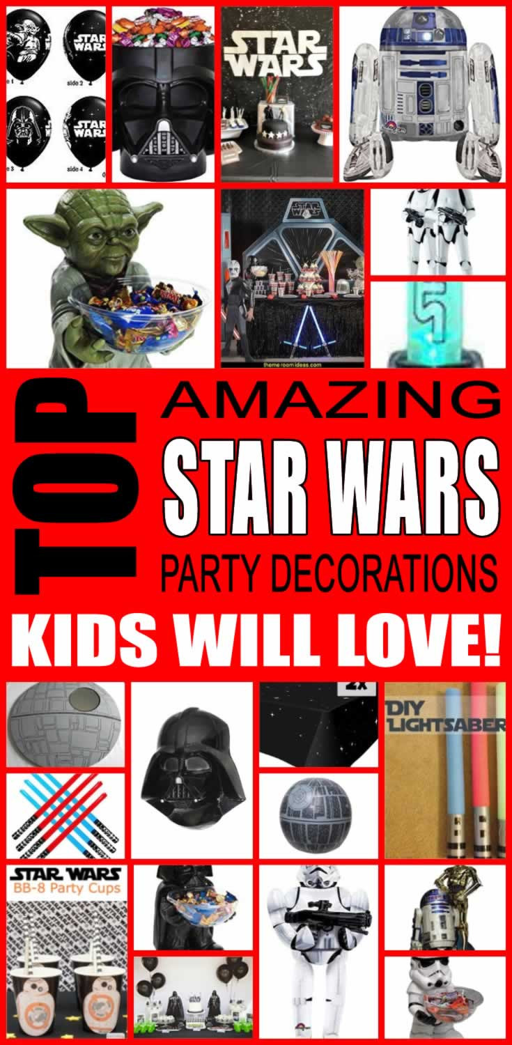 Star Wars Party Decorations DIY
 Star Wars Birthday Party Decorations