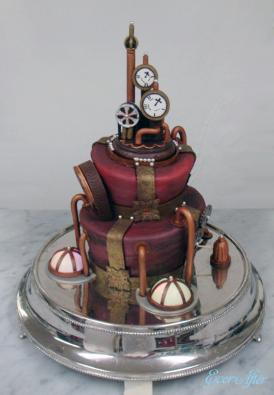 Steampunk Wedding Cakes
 Steampunk Wedding Cake – Gnostalgia