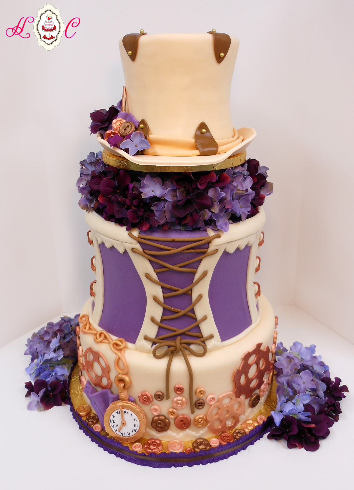 Steampunk Wedding Cakes
 Serving Parkersburg Wedding Cakes Heavenly Confections