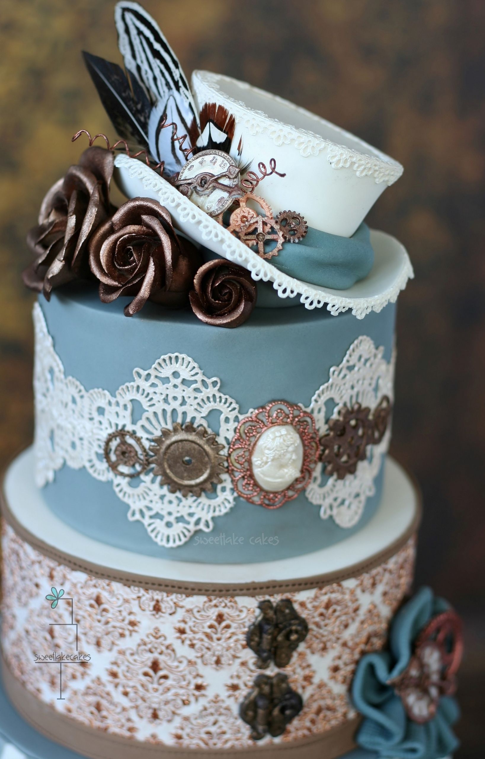 Steampunk Wedding Cakes
 Steampunk Wedding Cake CakeCentral