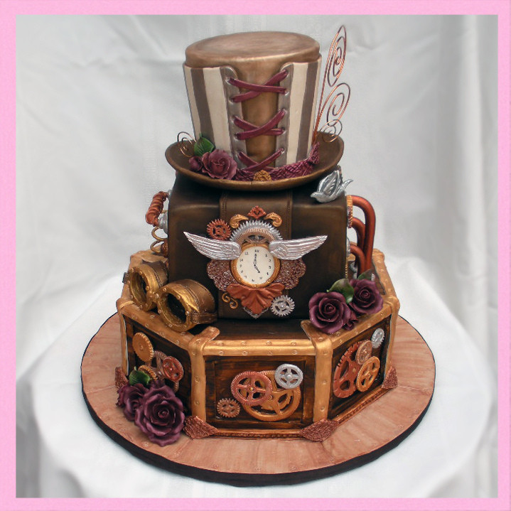 Steampunk Wedding Cakes
 steampunk wedding cake