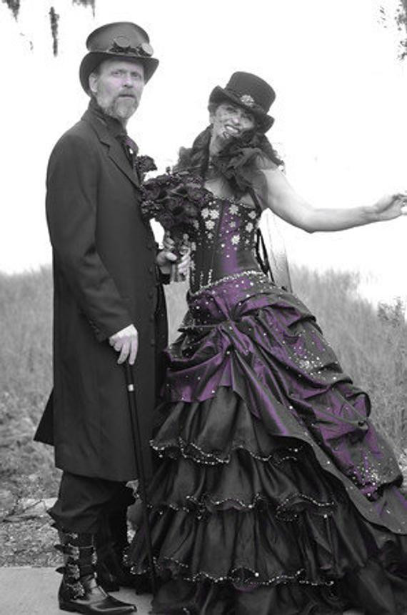 Steampunk Wedding Dress
 Steampunk Wedding Dress Bridal Gown Available in other colors