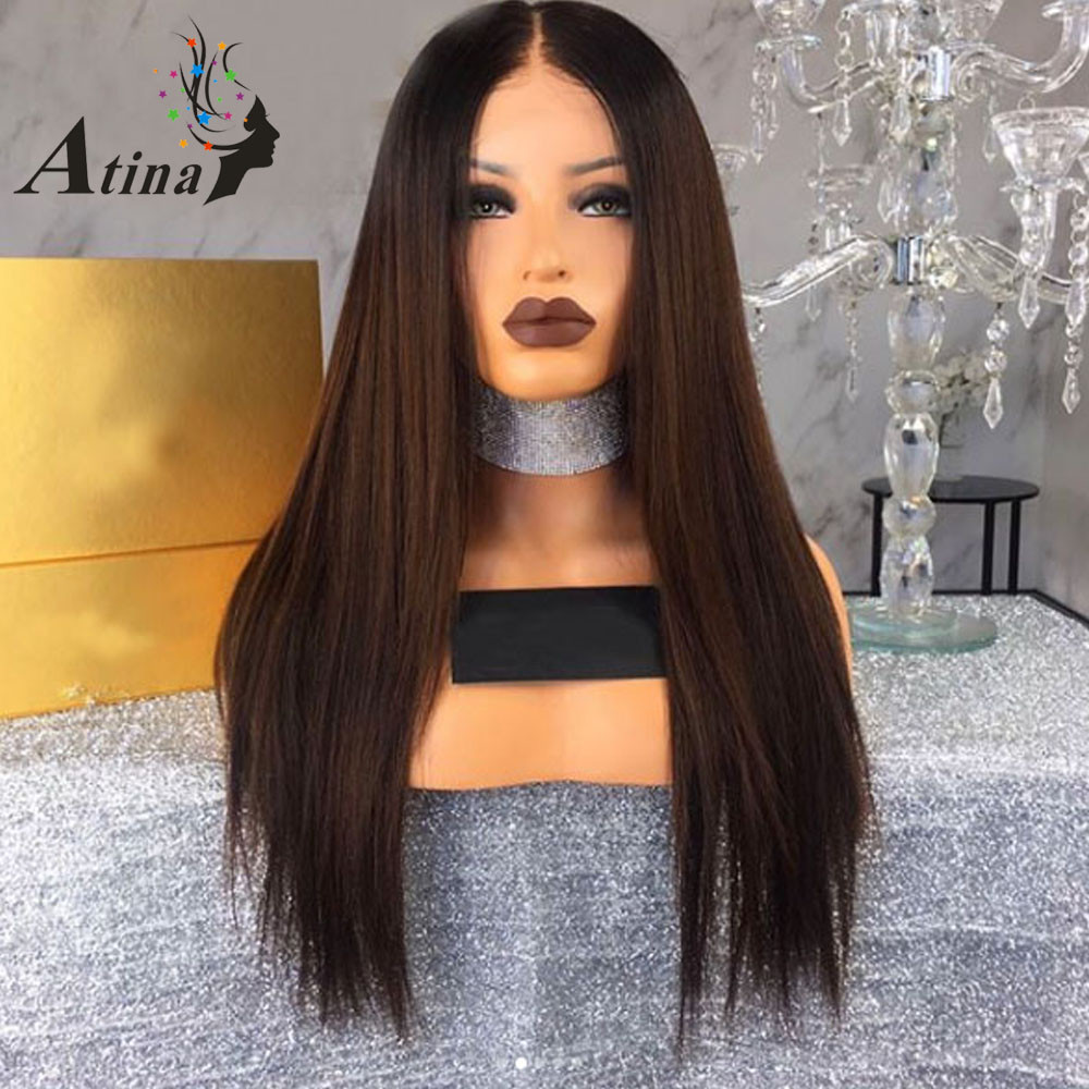 Straight Lace Front Wigs Baby Hair
 Aliexpress Buy Ombre Human Hair Brazilian Wig