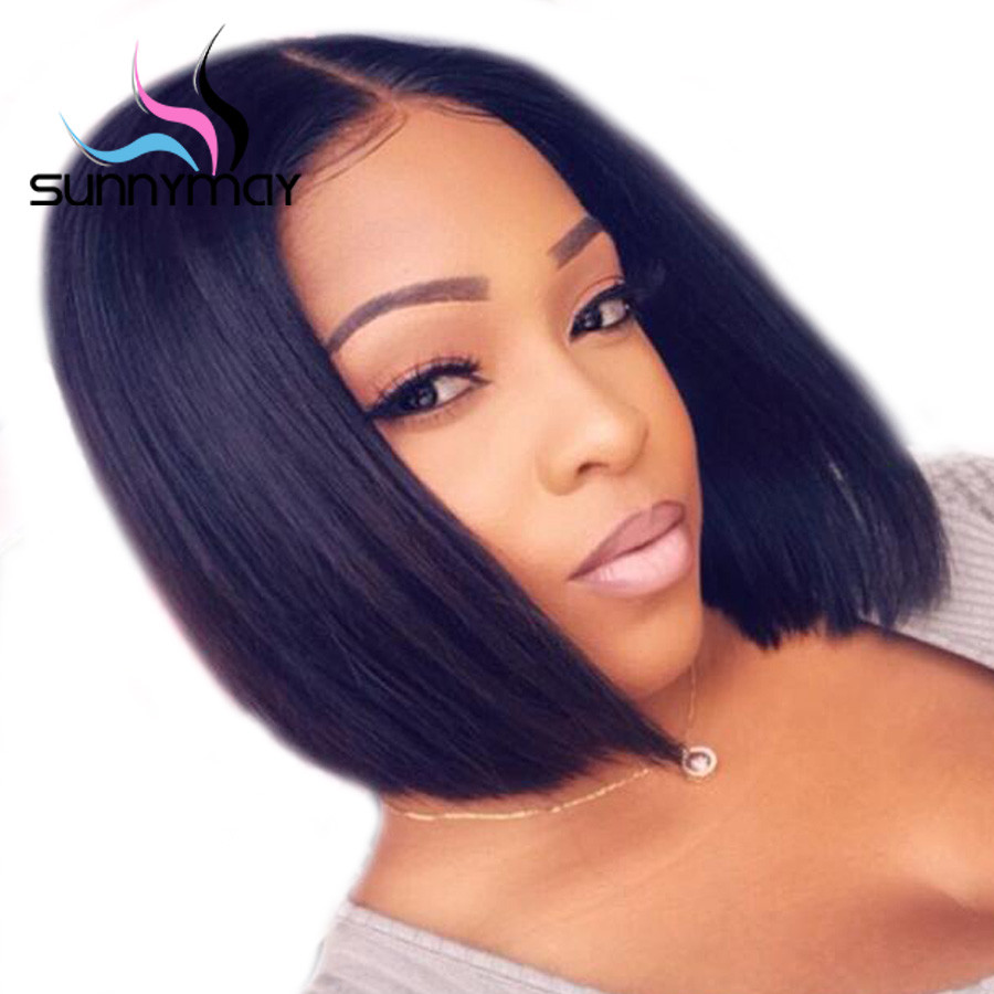 Straight Lace Front Wigs Baby Hair
 Sunnymay Bob Lace Front Wigs With Baby Hair Density