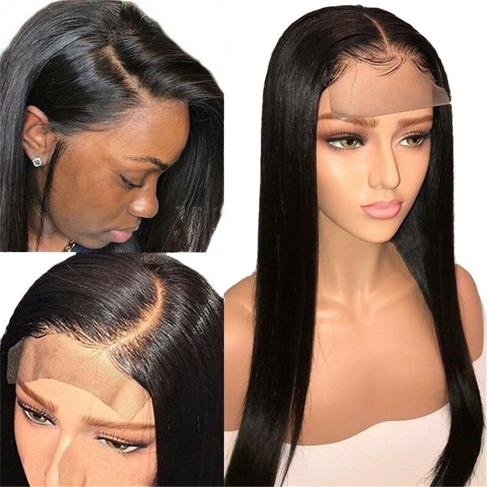 Straight Lace Front Wigs Baby Hair
 Aliexpress Buy Brazilian Wig 4 4 Straight Lace