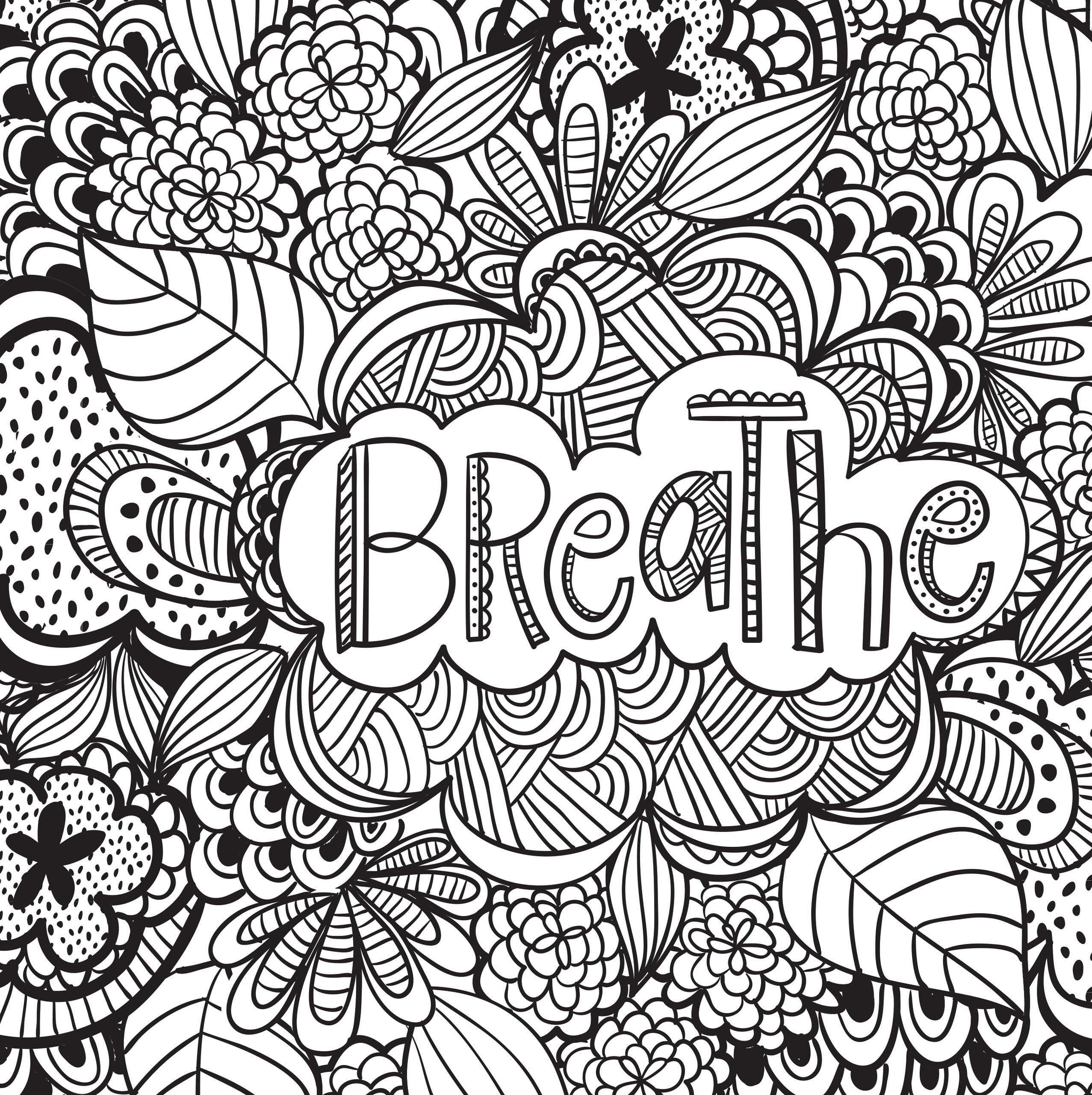 Stress Relief Coloring Pages Printable
 Joyful Inspiration Adult Coloring Book 31 stress