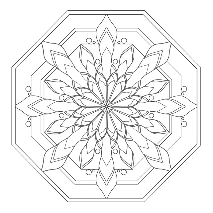 Stress Relief Coloring Pages Printable
 These Printable Mandala And Abstract Coloring Pages