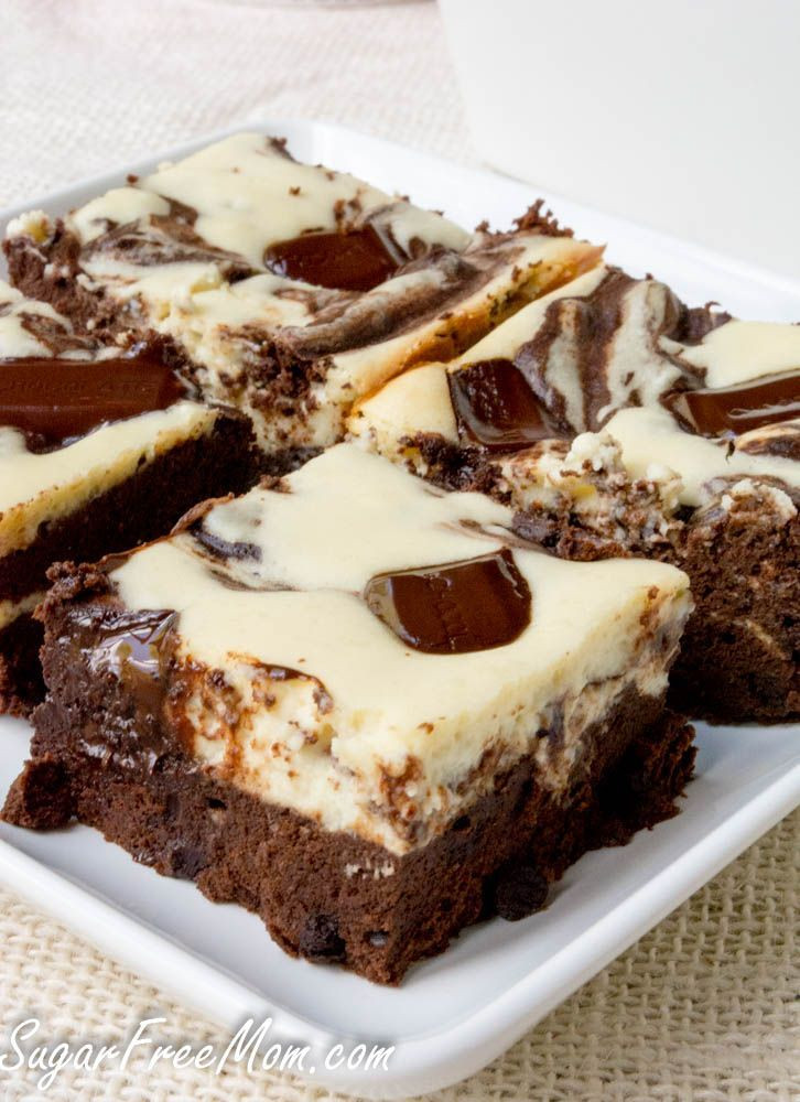 Sugar And Dairy Free Desserts
 Sugar Free Cheesecake Brownies Gluten Free and Low Carb