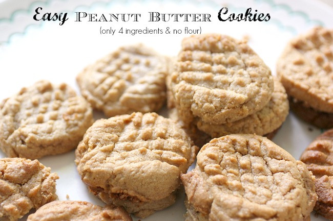 Sugar Cookies Without Flour
 Easy Peanut Butter Cookie Recipe without flour ly 4