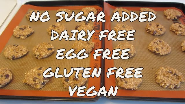 Sugar Cookies Without Flour
 Oatmeal Banana Cookies No added Sugar Dairy Free Egg